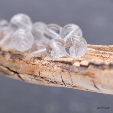 Cristal de roche - Beads 7.5-8mm