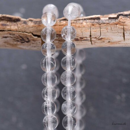Cristal de roche - perline da 6 mm