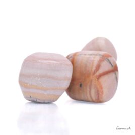 Dolomite beige brune - Pierre roulée - Taille L