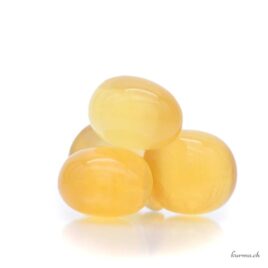 Fluorite jaune - Pierre roulée - Taille M