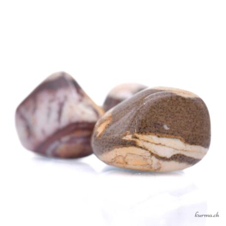 Cappuccino-Jaspis - Trommelstein - Größe S