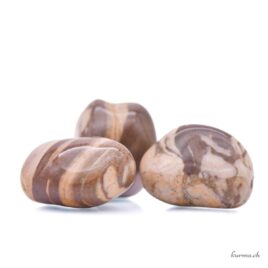 Jasper cappuccino - pietra burattata - Taglia M