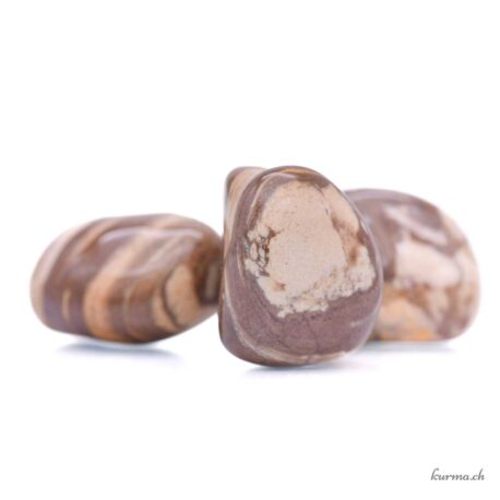 Cappuccino-Jaspis - Trommelstein - Größe M