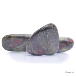 Jaspe sang de dragon roulée en lot - 100gr