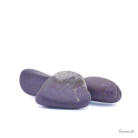 Purpurite mate - Pierre roulée - Taille S