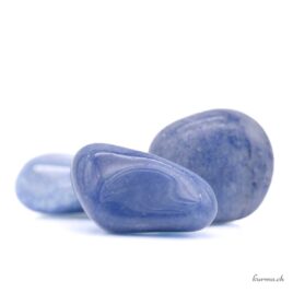 Quartz bleu - Pierre roulée - Taille M