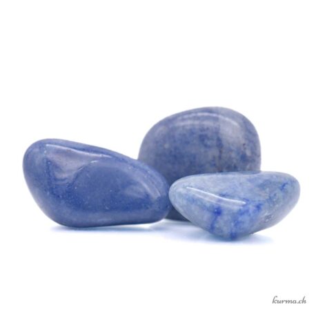 Quartz bleu - Pierre roulée - Taille M