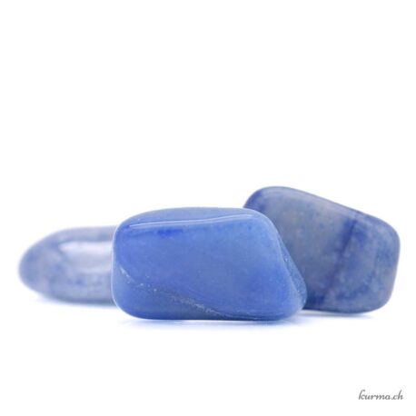 Quartz bleu - Pierre roulée - Taille S