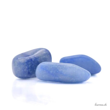 Quartz bleu - Pierre roulée - Taille S