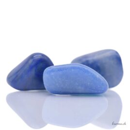 Quartz bleu - Pierre roulée - Taille S