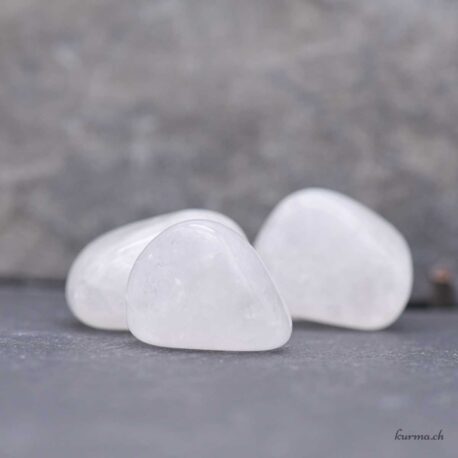 Schneequarz - Trommelstein - Größe S