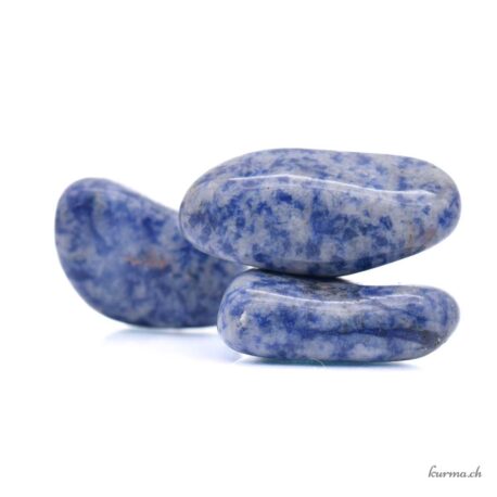 Azul Bahia - Sodalite et Syénite - Pierre roulée - Taille L