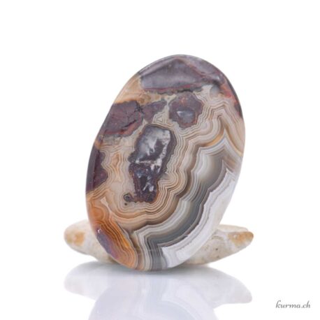 Cabochon aus Crazy Lace Achat