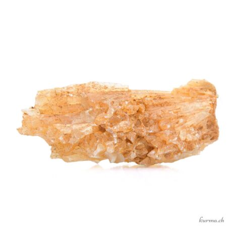 Calcite jaune cristallisée - Minéraux - 122gr