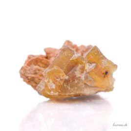 Fluorite Jaune sur matrice - 98gr