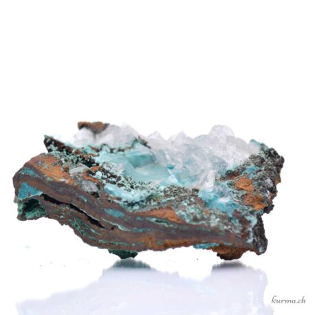 Rosasite e calcite - Minerali - 81gr