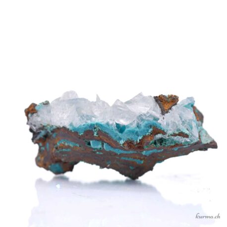 Rosasite e calcite - Minerali - 81gr