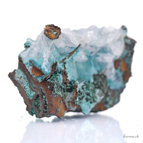 Rosasite e calcite - Minerali - 81gr