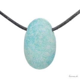 Amazonite bijou en pierre percée