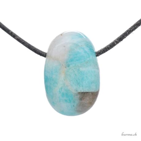 Amazonite bijou en pierre roulée