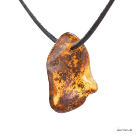 Ambre - Pendentif pierre percée