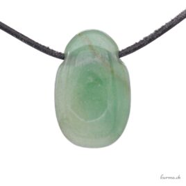 Aventurine verte - Pendentif pierre percée