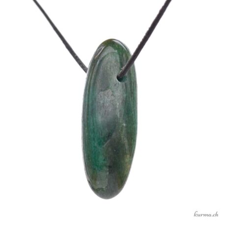Green aventurine - Pierced stone pendant