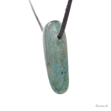 Chalcedony and Copper - Pierced stone jewelry