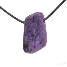 Charoïte pendentif minéraux percée