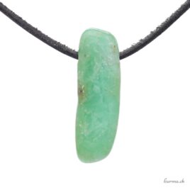 Chrysoprase bijou en pierre roulée