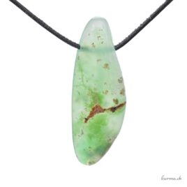 Chrysoprase - Pendentif pierre percée