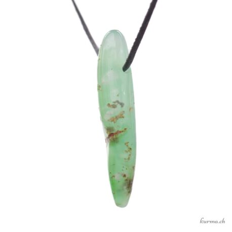 Chrysopras - Anhänger Stein durchbohrt