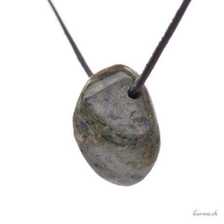 Diopside - Durchbohrter Steinanhänger