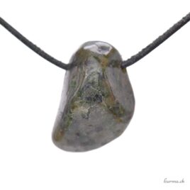 Diopside - Pendentif pierre percée