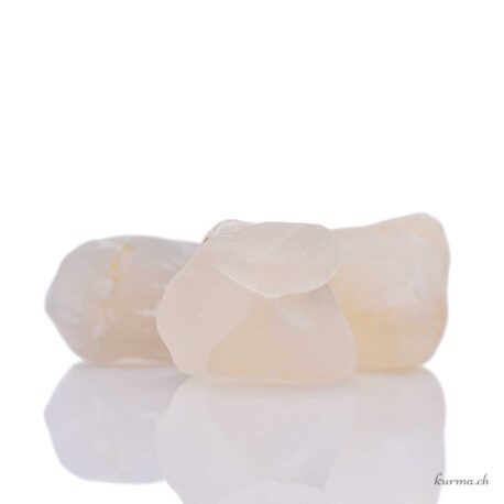 Agate blanche brute en lot - 100gr