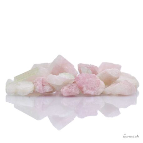 Tourmaline melon d’eau brute en lot - 50gr