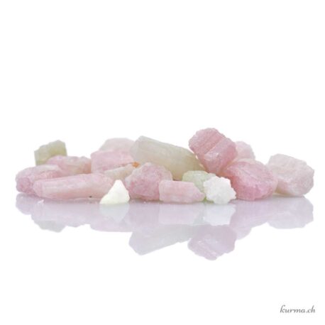 Tourmaline melon d’eau brute en lot - 50gr