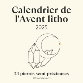 Calendrier de l’Avent 2025 lithothérapie