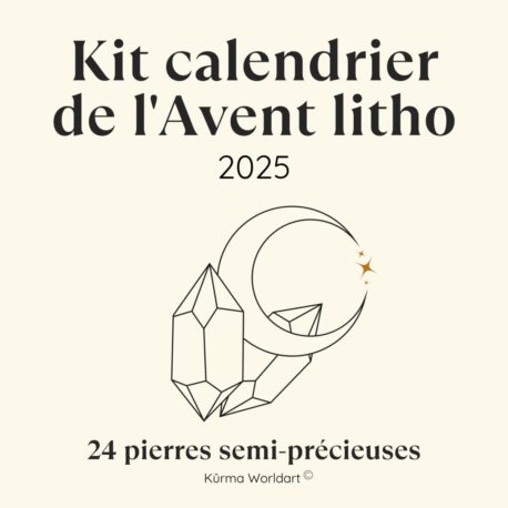 Kit calendrier de l’Avent litho 2025 (sans les pochettes)