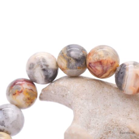 Bracciale Crazy Lace Agate 10,5-11 mm