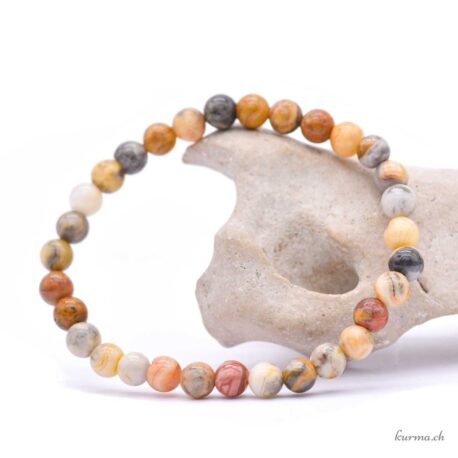 Bracelet Agate Crazy Lace 6-6.5mm