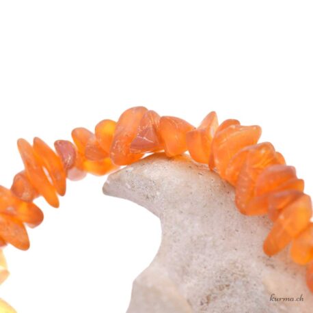 Cognacfarbenes Bernsteinarmband 9-14mm - Splitter