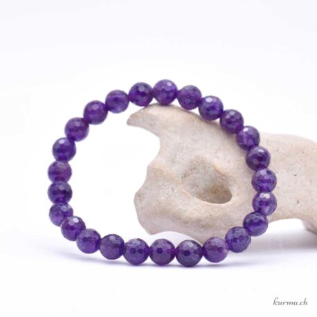 Amethyst 8mm Bracelet - Faceted