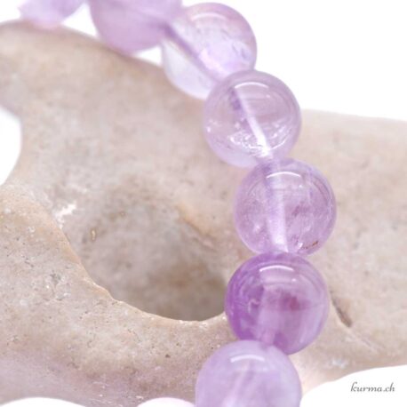 Lavendel Amethyst Armband 10-10.5mm - A