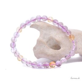 Amethyst und Citrin Armband 6-6,5mm