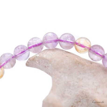 Amethyst und Citrin Armband 6-6,5mm