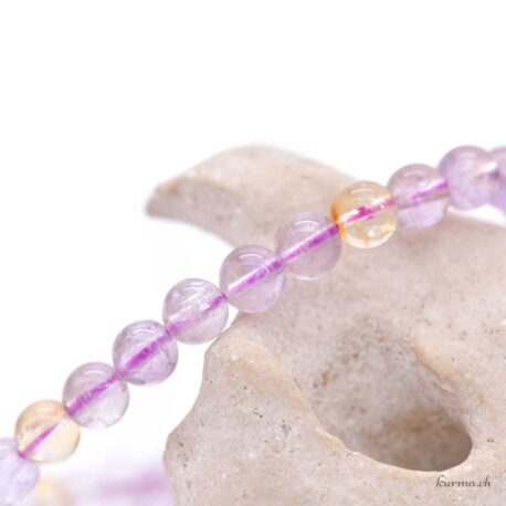 Amethyst und Citrin Armband 6-6,5mm