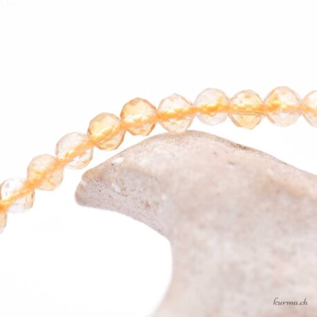 Bracciale Citrino 4 mm - Sfaccettato