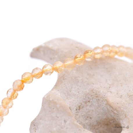 Bracciale Citrino 4 mm - Sfaccettato