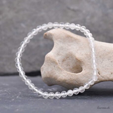Bracelet Cristal de roche 4-4.5mm - Facettes